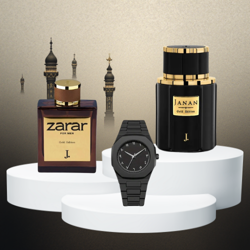 Buy 1 Get 2 Perfume & 1 Aura Watch Free